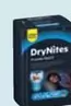 Oferta de Huggies - Pañales Drynites 3 A 5 Años O 4 A 7 Años Pack 16 Unidades (1) U 8 A 15 Años Pack 13 Unidades (2) por 12,19€ en Carrefour