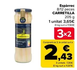 Oferta de Carretilla - Espárrago  por 3,65€ en Carrefour