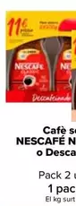 Oferta de Nescafé - Café Soluble Natural O Descafeinado por 11€ en Carrefour