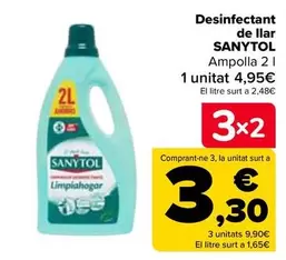 Oferta de Sanytol - Desinfectante De Hogar por 4,95€ en Carrefour