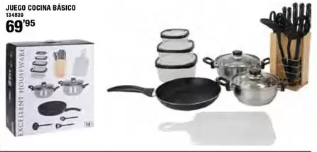 Oferta de Juego Cocina Básico por 69,95€ en Ferrcash