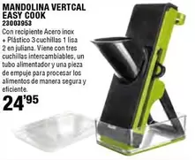 Oferta de Easy Cook - Mandolina Vertical  por 24,95€ en Ferrcash