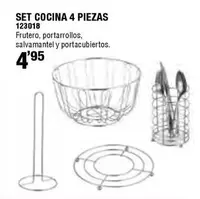 Oferta de Set Cocina 4 Piezas por 4,95€ en Ferrcash