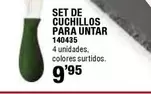 Oferta de Set De Cuchillos Para Untar por 9,95€ en Ferrcash