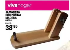 Oferta de Vivahogar - Jamonero Horizontal Madera por 38,95€ en Ferrcash