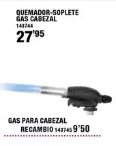 Oferta de Quemador-Soplete Gas Cabezal por 27,95€ en Ferrcash