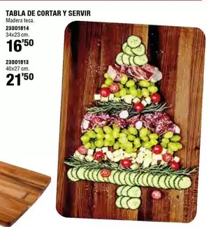 Oferta de Tabla De Cortar Y Servir por 16,5€ en Ferrcash