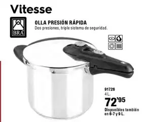 Oferta de Vitesse - Olla Presión Rápida por 72,95€ en Ferrcash