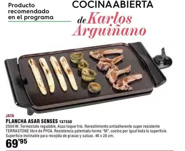 Oferta de Jata - Plancha Asar Senses por 69,95€ en Ferrcash