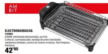 Oferta de Electrobarbacoa por 42,95€ en Ferrcash