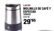 Oferta de Lacor - Molinillo De Cafe Y Especias por 29,95€ en Ferrcash