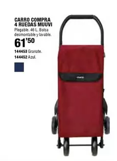 Oferta de Carro Compra 4 Ruedas Muuvi por 61,5€ en Ferrcash