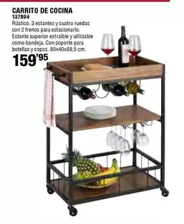 Oferta de Carrito De Cocina por 159,95€ en Ferrcash