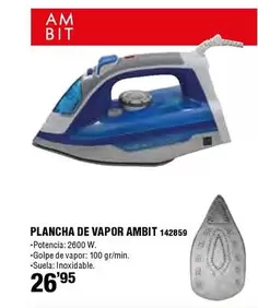 Oferta de Ambit - Plancha De Vapor por 26,95€ en Ferrcash