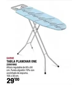 Oferta de Garche - Tabla Planchar One por 29€ en Ferrcash