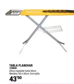 Oferta de Vivahogar / Ambit - Tabla Planchar por 43,5€ en Ferrcash