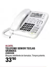 Oferta de Alcatel - Telefono Senior Teclas Grandes por 33,9€ en Ferrcash