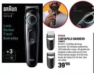 Oferta de Braun - Cortapelo Barbero por 39,95€ en Ferrcash