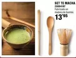 Oferta de Set Te Macha por 13,95€ en Ferrcash