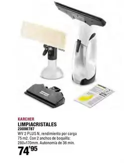 Oferta de Kärcher - Limpiacristales  por 74,95€ en Ferrcash