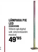 Oferta de Lámpara Pie Led por 49,95€ en Ferrcash