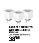 Oferta de Pack De 3 Enchufes Wifi Inteligentes por 38,95€ en Ferrcash