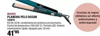 Oferta de Beurer - Plancha Pelo Ocean por 41,95€ en Ferrcash