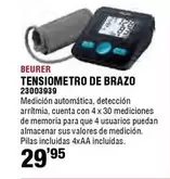 Oferta de Beurer - Tensiometro De Brazo por 29,95€ en Ferrcash