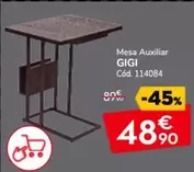 Oferta de Mesa Auxiliar Gigi por 48,9€ en Conforama