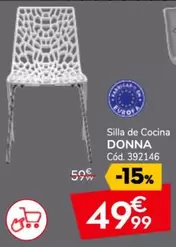 Oferta de Silla De Cocina por 49,99€ en Conforama