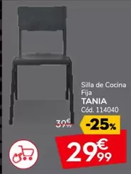 Oferta de Silla De Cocina Fija por 29,99€ en Conforama