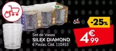 Oferta de Diamond - Set De Vasos por 4,99€ en Conforama