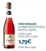 Oferta de Lambrusco - Vino Rosado por 1,79€ en Supermercados La Despensa