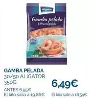 Oferta de Aligator - Gamba Pelada por 6,49€ en Supermercados La Despensa