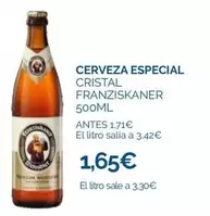 Oferta de Cristal - Cerveza Especial por 1,65€ en Supermercados La Despensa