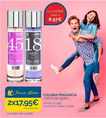 Oferta de Caravan - Colonia Fragancia por 8,97€ en Supermercados La Despensa