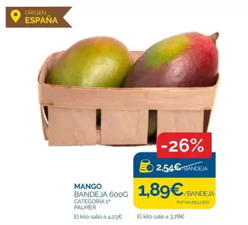 Oferta de Origen - Mango por 1,89€ en Supermercados La Despensa