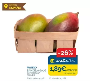 Oferta de Origen - Mango por 1,89€ en Supermercados La Despensa