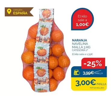 Oferta de Origen - Naranja por 3€ en Supermercados La Despensa