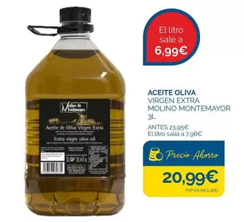 Oferta de Aceite Oliva Virgen Extra por 20,99€ en Supermercados La Despensa