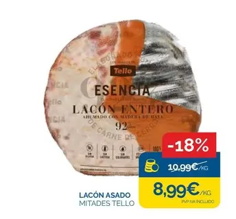 Oferta de Tello - Lacon Asado por 8,99€ en Supermercados La Despensa