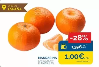 Oferta de Origen - Mandarina por 1€ en Supermercados La Despensa