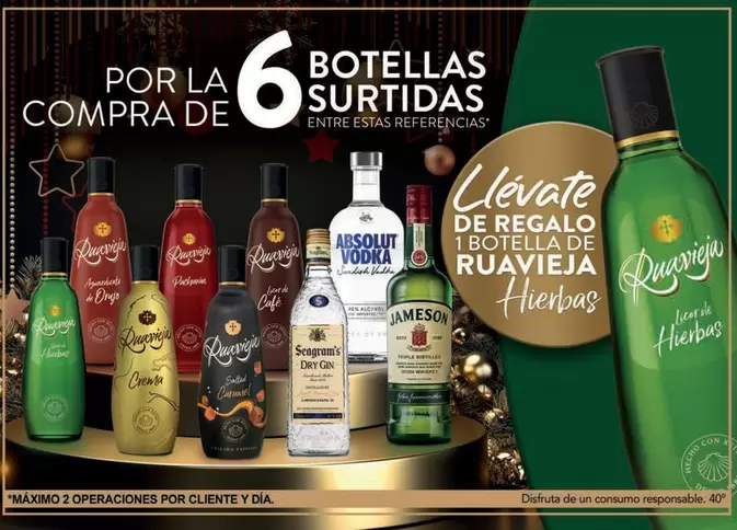 Oferta de Seagram's - 2 O Prepaciones Por Cueiné Y Dia en Comerco Cash & Carry