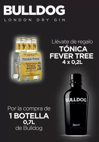 Oferta de Bulldog - Tonica Fever tree en Comerco Cash & Carry