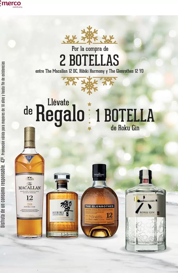 Oferta de Disfruta - 2 Botellas De Regal en Comerco Cash & Carry