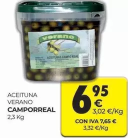 Oferta de Campo Real - Aceituna Verano por 6,95€ en CashDiplo