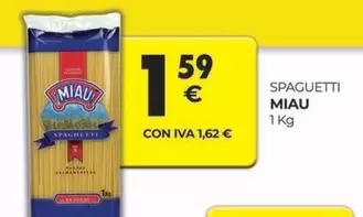 Oferta de Miau - Spaguetti por 1,59€ en CashDiplo