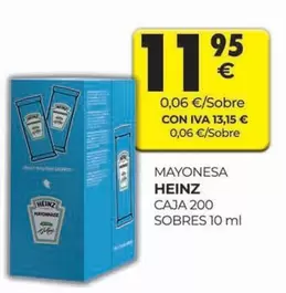 Oferta de Heinz - Mayonesa Caja por 11,95€ en CashDiplo