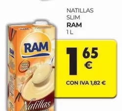 Oferta de Ram - Natillas Slim por 1,65€ en CashDiplo