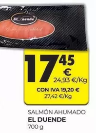 Oferta de Salmón Ahumado por 17,45€ en CashDiplo